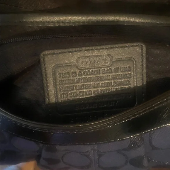 Coach Black Leather Bag - Picture 7 of 8